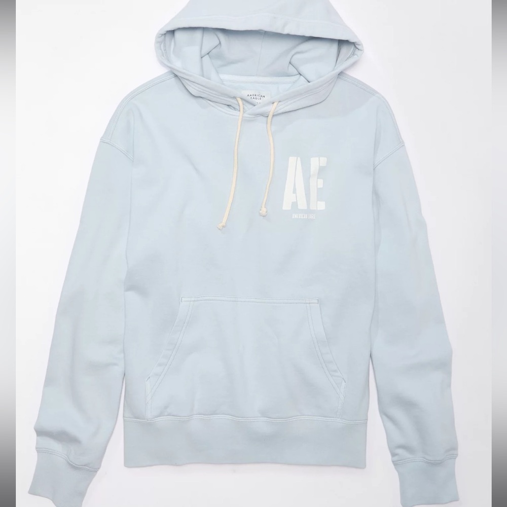 Men’s American Eagle light blue hoodie